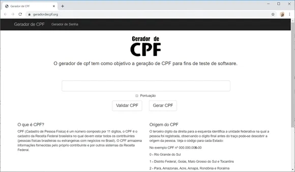gerador de cpf org