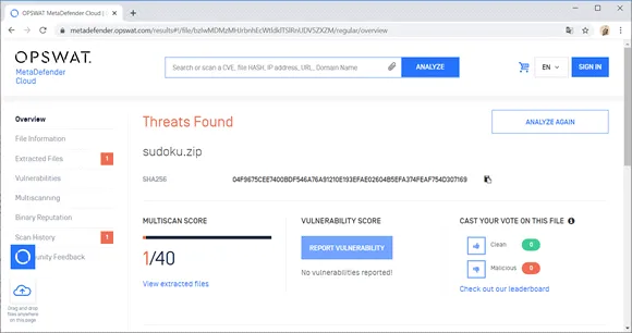 metadefender cloud