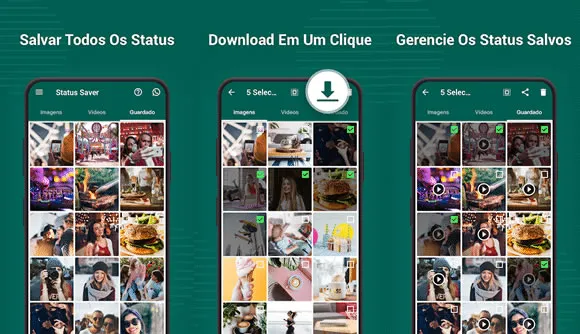 salvar status android