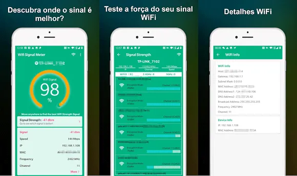 medidor sinal wifi