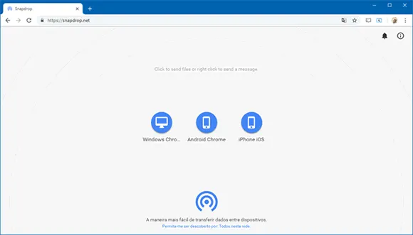 snapdrop site