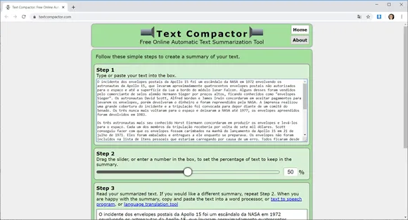 text compactor