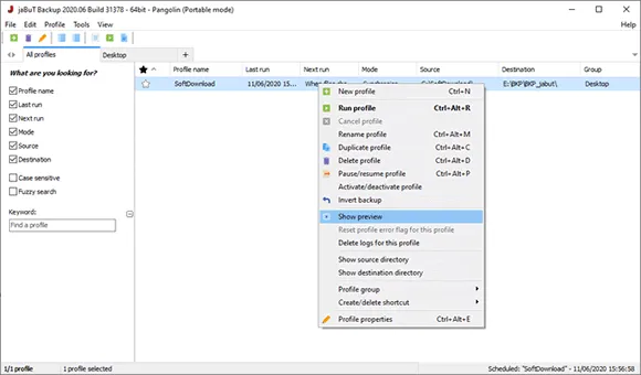 jabut backup