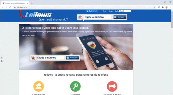 tellows site
