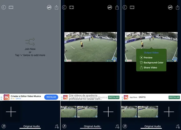 video joiner mesclar ios