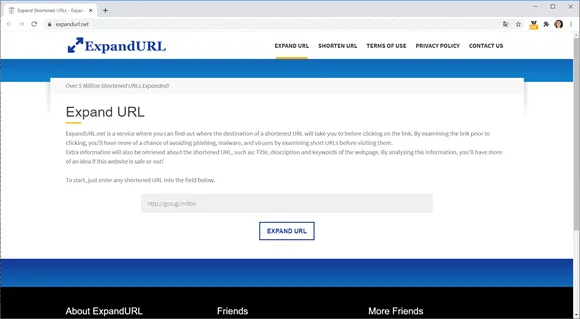 expand url
