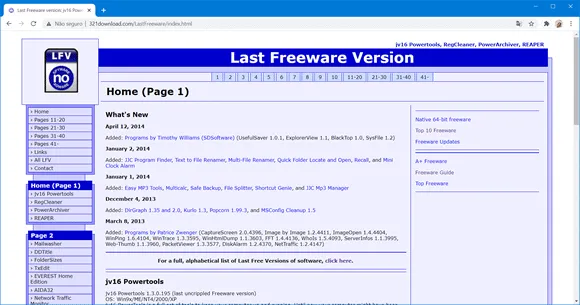 last freeware version