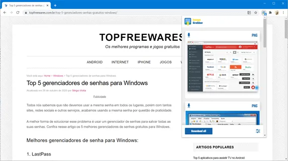 image grabber chrome