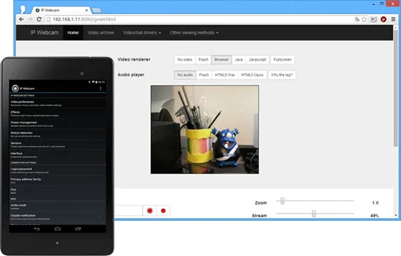 ip webcam android