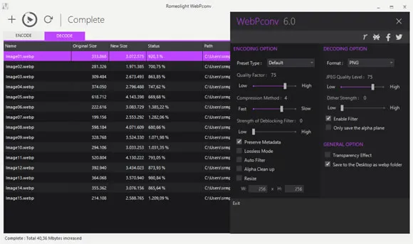 webpconv webp