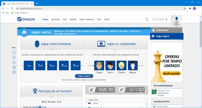chess24 site