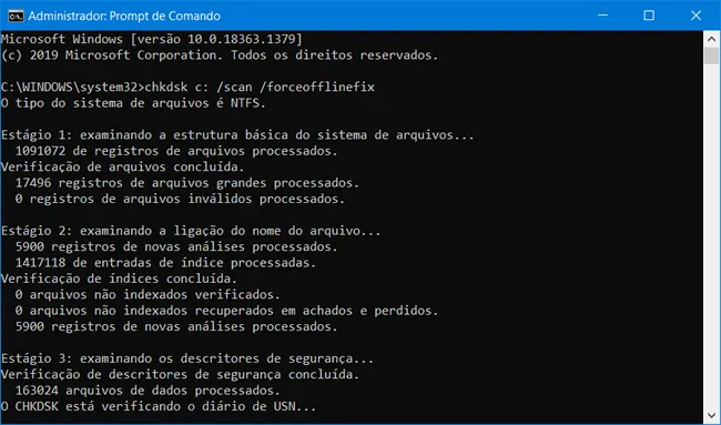 chkdsk
