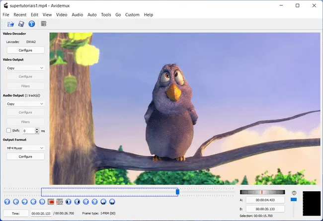 avidemux facil usar