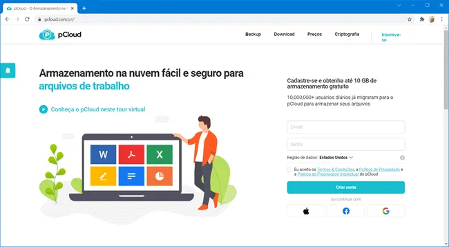pcloud bkp nuvem