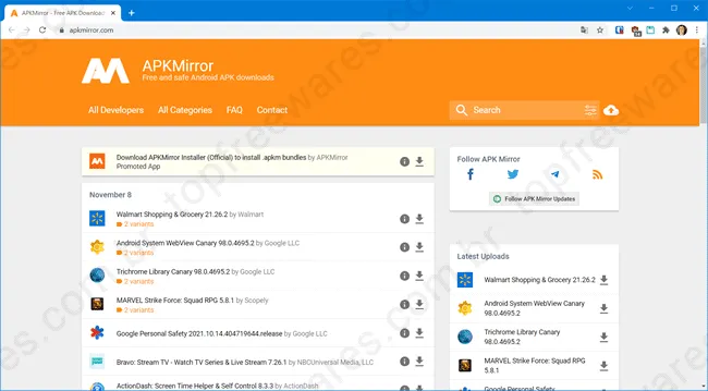 apkmirror site