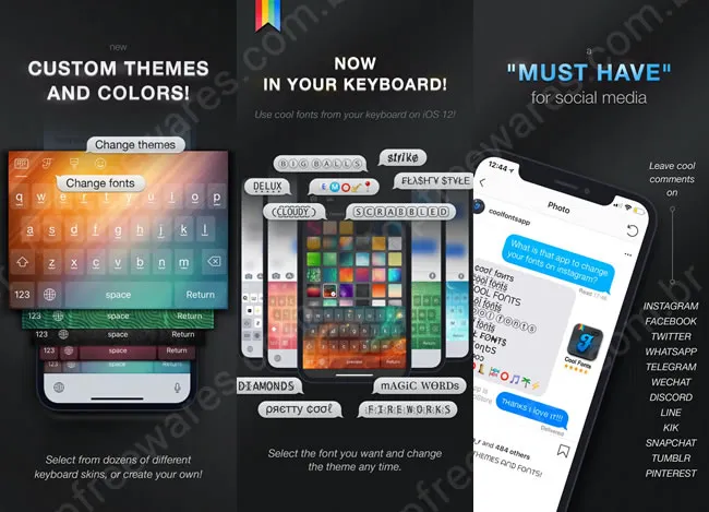 cool fonts iphone
