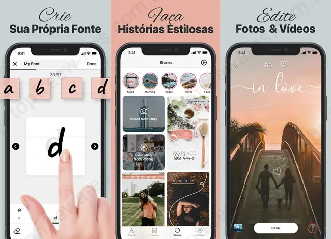 fonts art iphone