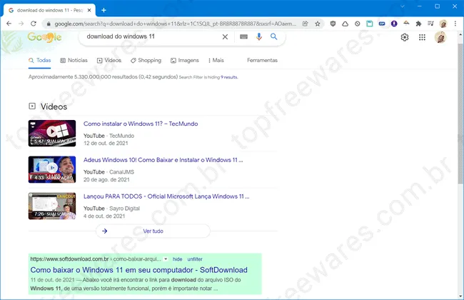search filter chrome