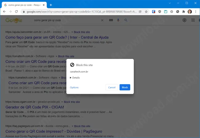 ublacklist chrome