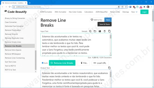 codebeauty remover quebra linha codebeauty remover quebra linha