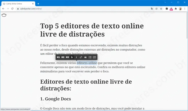 calmly writer online top5 editores online livre distracoes
