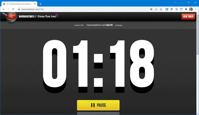 marina timer top5 sites tecnica pomodoro
