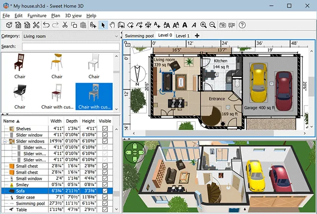sweet home top5 softwares arquitetos