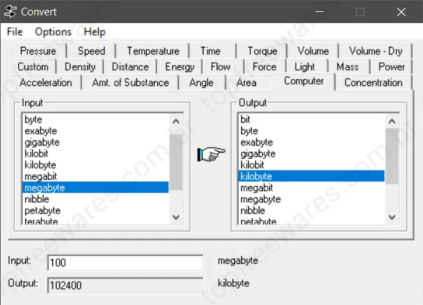 convert top5 programas de conversao de unidades