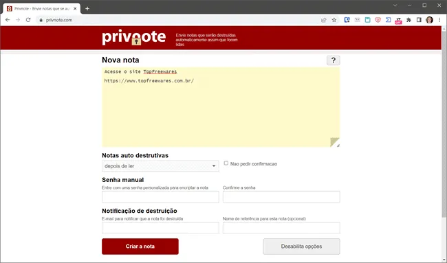 privnote top5 sites enviar mensagens autodestroem privnote top5 sites enviar mensagens autodestroem