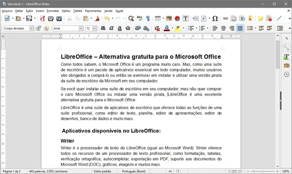 libre office portable top5 programas portateis