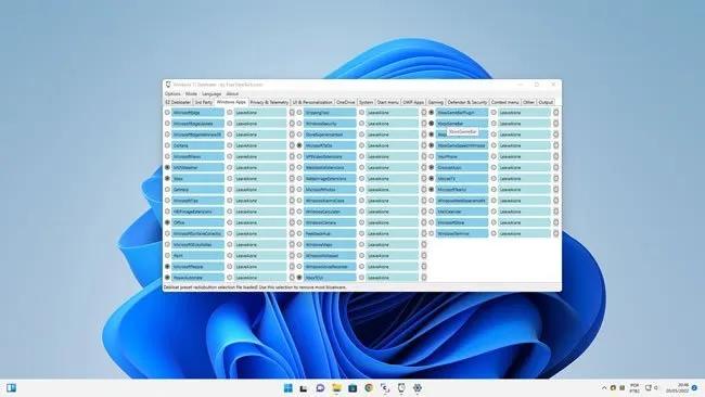 windows11 debloater