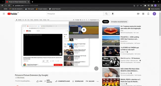 picture in picture extension