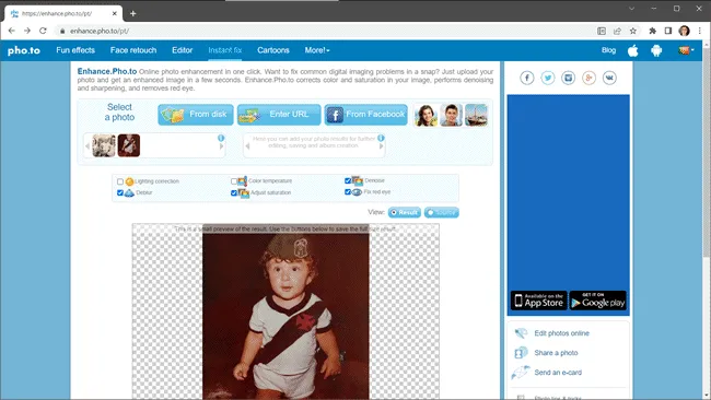 enhance pho to top5 sites melhorar qualidade fotos