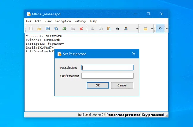 encryptpad top5 bloco notas criptografia texto