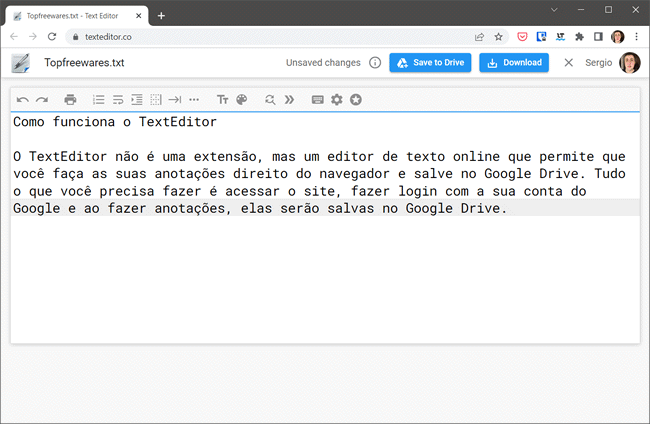 text editor google drive top5 extensoes salvar anotacoes google drive