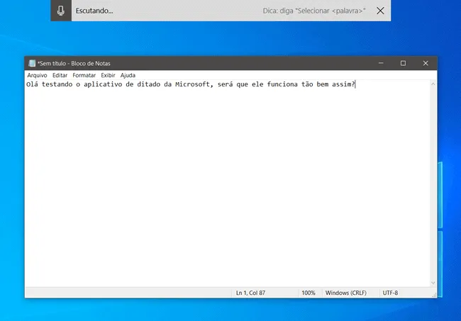 ditado microsoft ditado microsoft