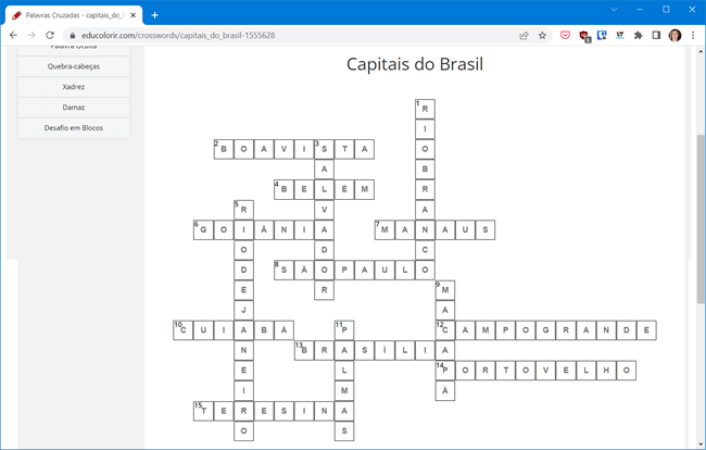educolorir top5 sites criar palavras cruzadas