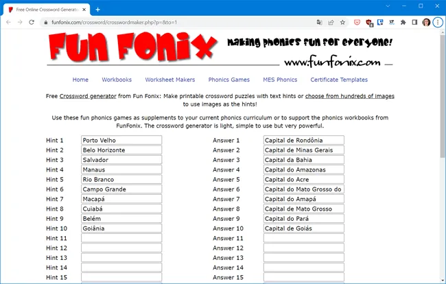 fun fonix top5 sites criar palavras cruzadas fun fonix top5 sites criar palavras cruzadas