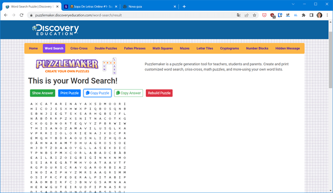 puzzle maker top5 sites criar caca palavras puzzle maker top5 sites criar caca palavras