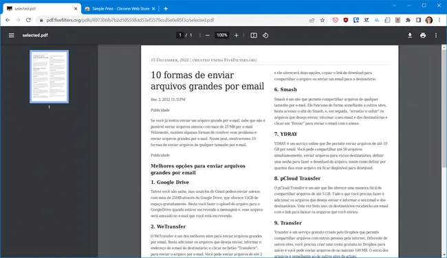 simple print top5 opcoes imprimir paginas web simple print top5 opcoes imprimir paginas web