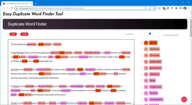 find duplicate words top5 sites localzar palavras repetidas find duplicate words top5 sites localzar palavras repetidas