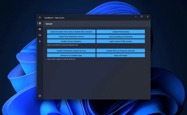 quickboost top5 programas otimizar widows10 11