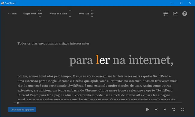 swiftread chrome top5 ferramentas ler rapido