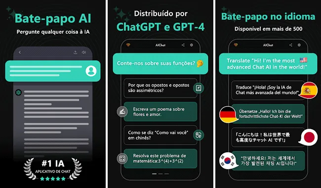 chat ai top5 apps chatpgt gratis celular chat ai top5 apps chatpgt gratis celular