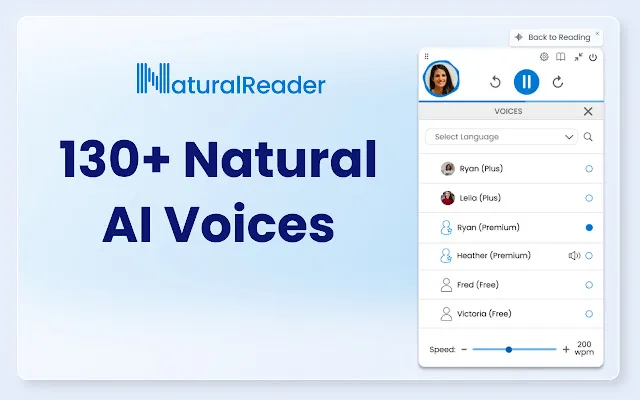 natural reader top5 leitor texto online