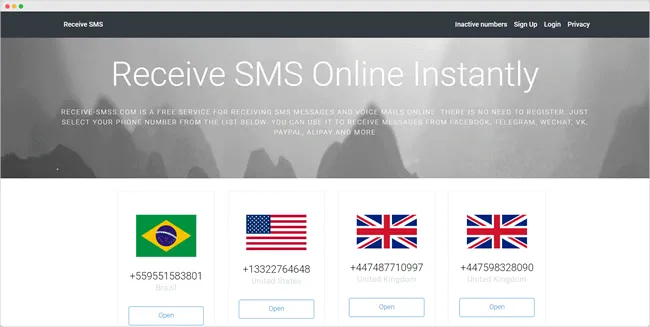 receive sms top5 sites criar numeros telefones descartaveis