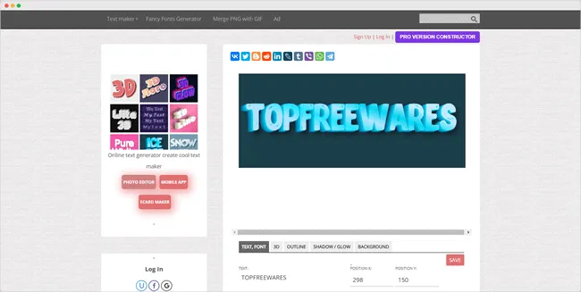 textmaker plus top5 sites criar textos efeito