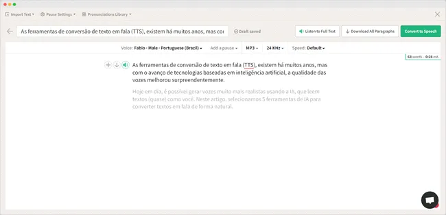 play ht top5 sites converter textos voz natural